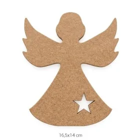 H121 Melek Ahşap Boyanabilir Obje